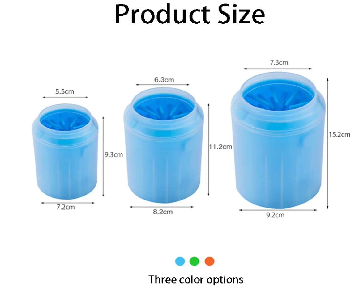 pets Paw Cleaner Cup Soft Silicone Combs Portable Outdoor Pet Foot Washer Paw Clean Brush Quickly Wash Foot Cleaning Bucket