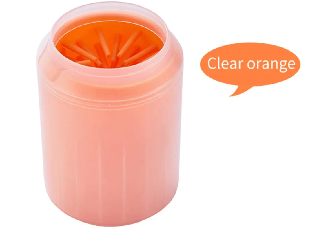 pets Paw Cleaner Cup Soft Silicone Combs Portable Outdoor Pet Foot Washer Paw Clean Brush Quickly Wash Foot Cleaning Bucket