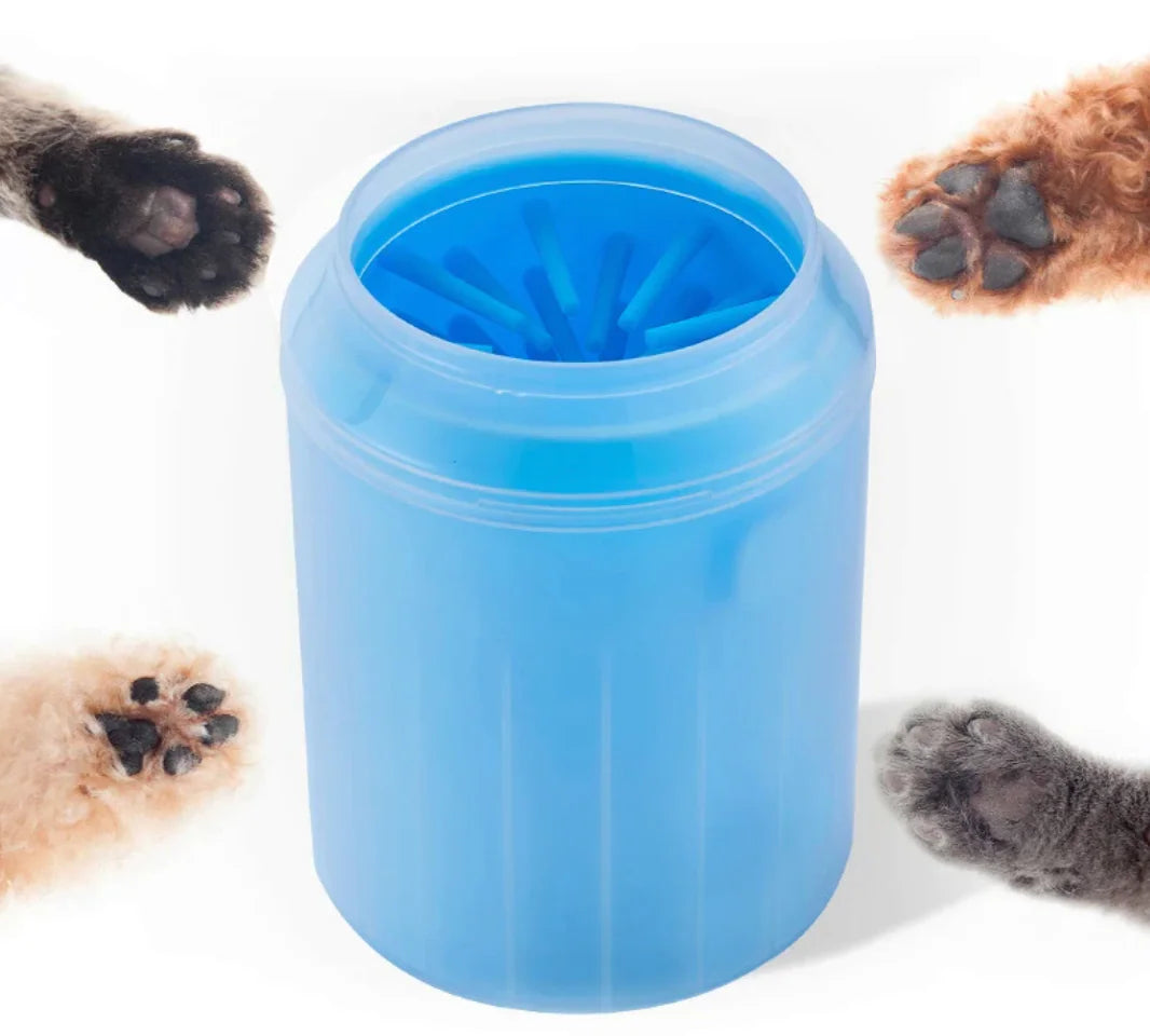 pets Paw Cleaner Cup Soft Silicone Combs Portable Outdoor Pet Foot Washer Paw Clean Brush Quickly Wash Foot Cleaning Bucket