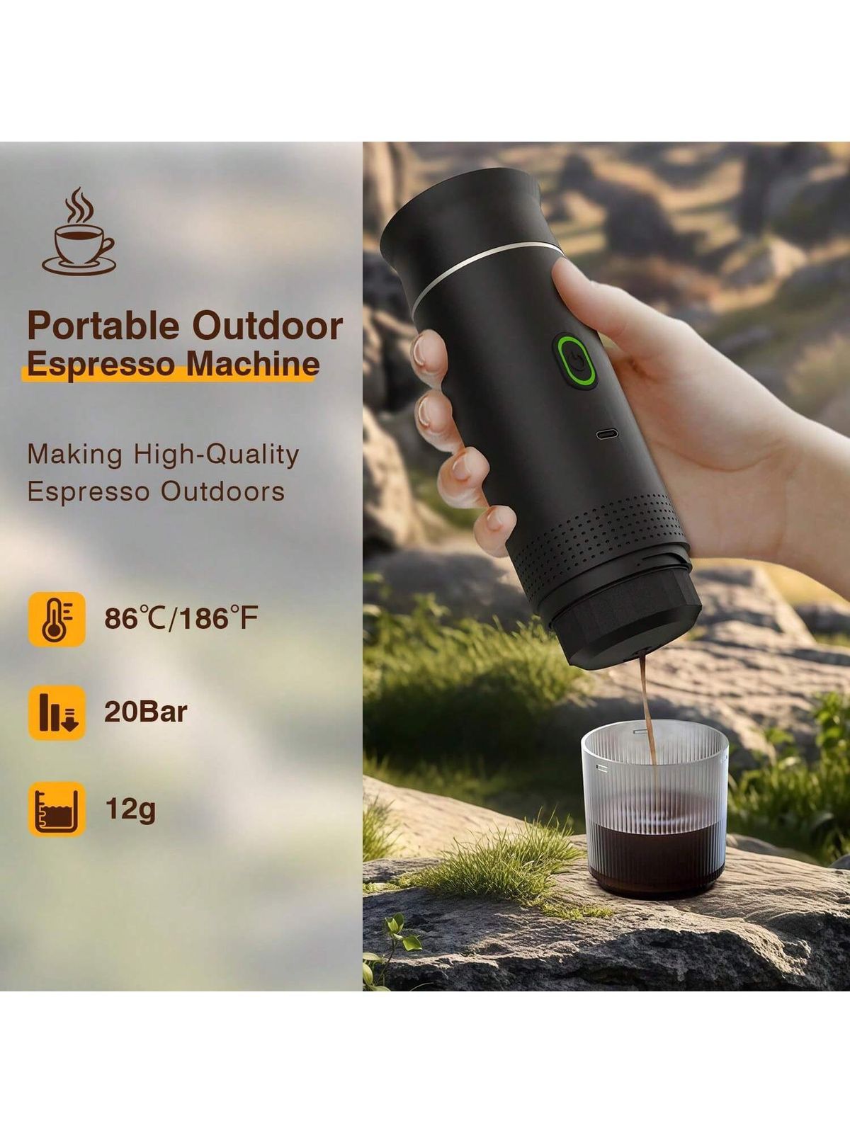 Auto Brew Portable Coffee Maker